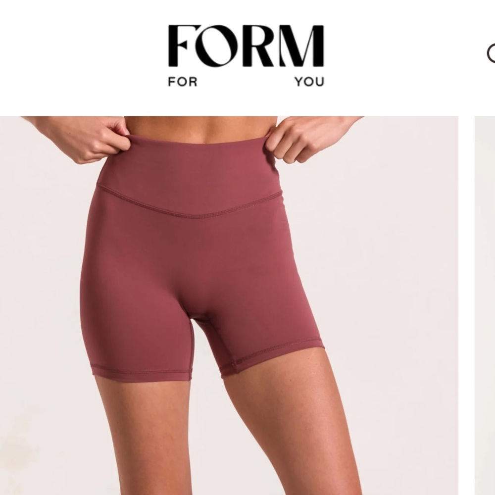 FORM Activewear Shorts in Brick